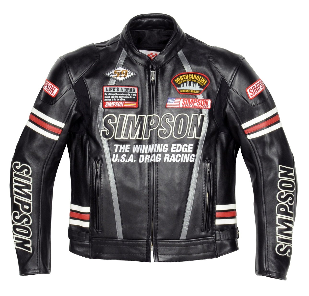 Amazon.co.jp: シンプソン(SIMPSON) バイクジャケット レザー